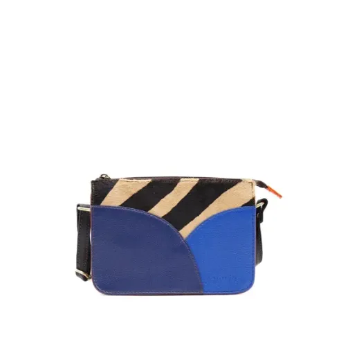 MEREDITH - Crossbody Bag (Blue/Pink)