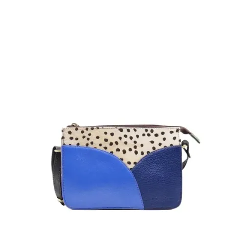 MEREDITH - Crossbody Bag (Blue/Pink)