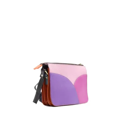 MEREDITH - Crossbody Bag (Blue/Pink)