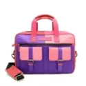 MARY - Briefcase Bag (pink and purple)