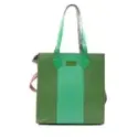 GISELLE - Shoulder Bag (Green/Brown)