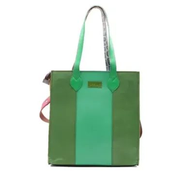 GISELLE - Shoulder Bag (Green/Brown)