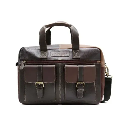 MARY - Briefcase Bag (brown)