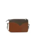 MEREDITH - Crossbody Bag (Green/Brown)