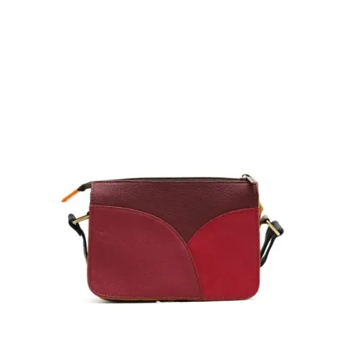 MEREDITH - Crossbody Bag (Orange/Red)