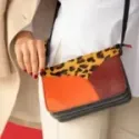 MEREDITH - Crossbody Bag (Orange/Red)