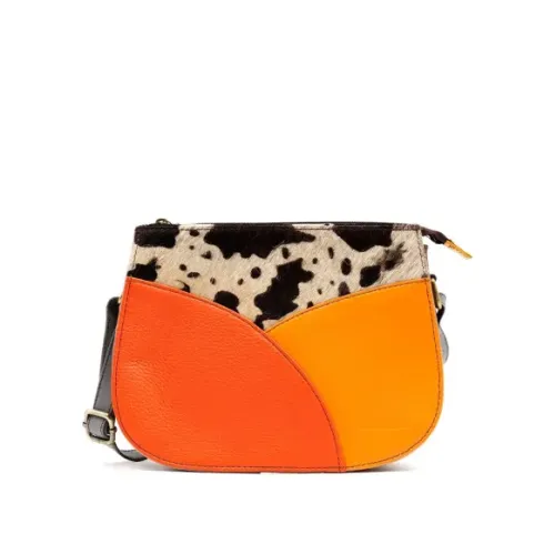 APRIL - Medium Crossbody bag (Orange/Red)