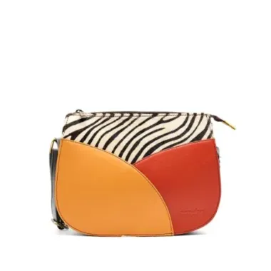 APRIL - Medium Crossbody bag (Orange/Red)