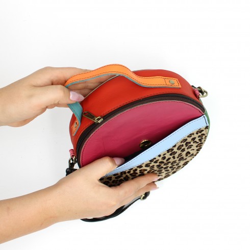 HERA - Rounded Crossbody Bag (print)